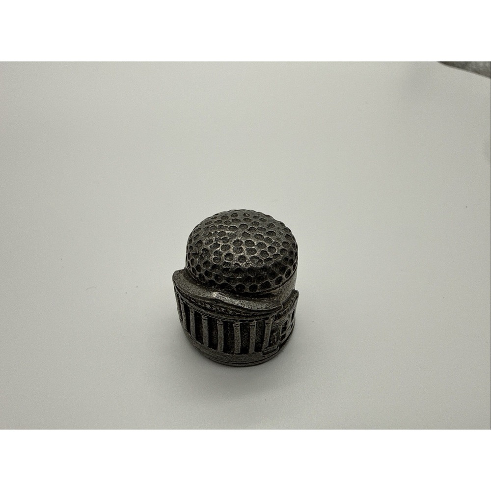 Vintage United States Supreme Court Metal Thimble Washington DC Travel Souvenir